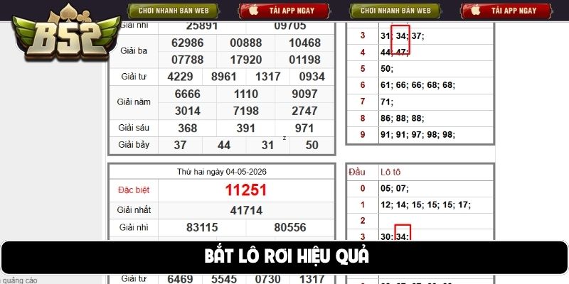 Bắt lô rơi hiệu quả