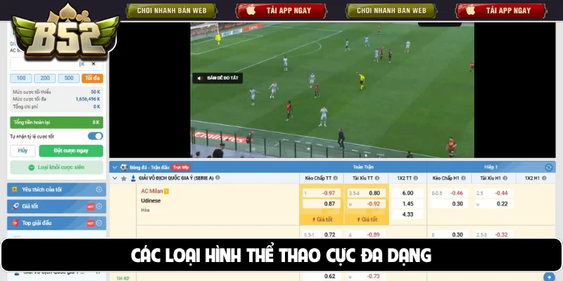 Các loại hình thể thao cực đa dạng