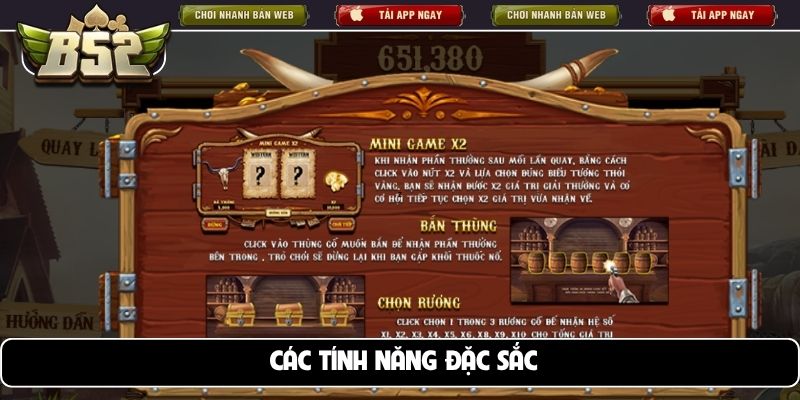 Các tính năng đặc sắc
