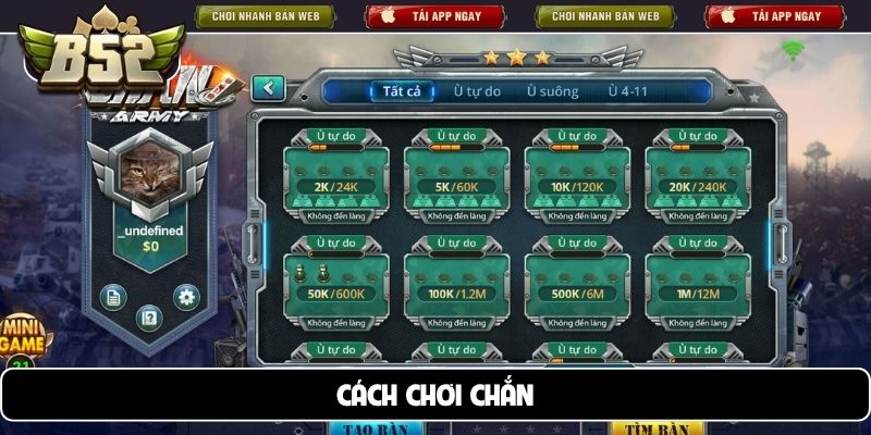 Cách chơi chắn