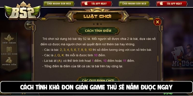 Cách tính khá đơn giản game thủ sẽ nắm được ngay