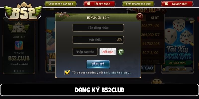 đăng ký B52club
