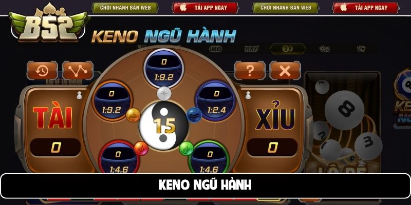 Keno ngũ hành