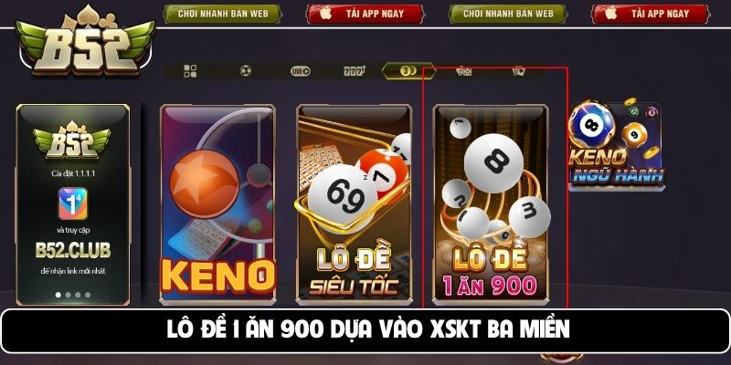 Lô đề 1 ăn 900 dựa vào XSKT ba miền