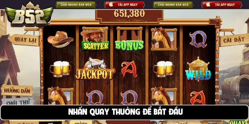Nhấn quay thưởng để bắt đầu